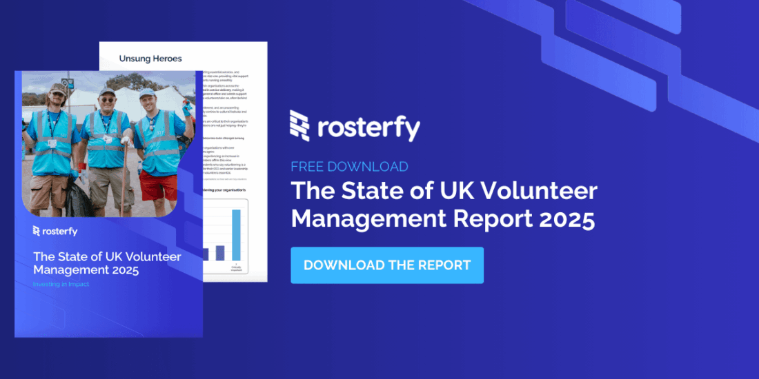 Shaping the Future of Volunteering: Key Insights from Rosterfy’s State of UK Volunteer Management Report 2025